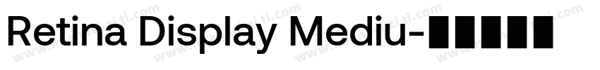 Retina Display Mediu字体转换